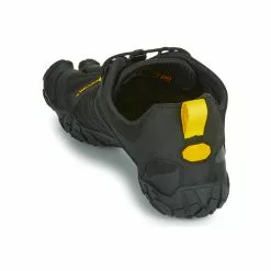 Chaussures Homme Vibram Fivefingers - V-TRAIL Noir / Jaune -France CHAUSSURES DE SPORT Soldes Boutique 10862672 500 E
