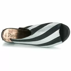 Chaussures Femme Papucei - BETINA Noir / Blanc -France CHAUSSURES DE SPORT Soldes Boutique 11329475 500 F