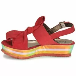 Chaussures Femme Papucei - CONDE Rouge -France CHAUSSURES DE SPORT Soldes Boutique 11329485 500 D