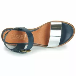 Chaussures Femme Casual Attitude - JALAYEVE Bleu / Argenté -France CHAUSSURES DE SPORT Soldes Boutique 11914520 500 F