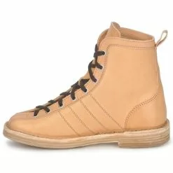 Chaussures Femme Swedish Hasbeens - VINTAGE BOWLING BOOT Beige -France CHAUSSURES DE SPORT Soldes Boutique 120171 500 D