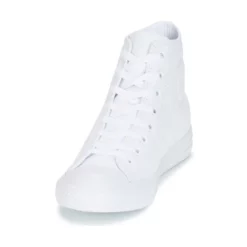 Chaussures Converse - CHUCK TAYLOR ALL STAR LEATHER HI Blanc -France CHAUSSURES DE SPORT Soldes Boutique 130168 500 C