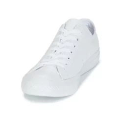 Chaussures Converse - CHUCK TAYLOR ALL STAR LEATHER OX Blanc -France CHAUSSURES DE SPORT Soldes Boutique 130170 500 C