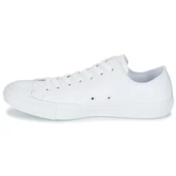 Chaussures Converse - CHUCK TAYLOR ALL STAR LEATHER OX Blanc -France CHAUSSURES DE SPORT Soldes Boutique 130170 500 D