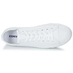 Chaussures Converse - CHUCK TAYLOR ALL STAR LEATHER OX Blanc -France CHAUSSURES DE SPORT Soldes Boutique 130170 500 F