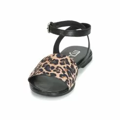 Chaussures Femme Mjus - CHAT LEO Noir / Léopard -France CHAUSSURES DE SPORT Soldes Boutique 13207316 500 C