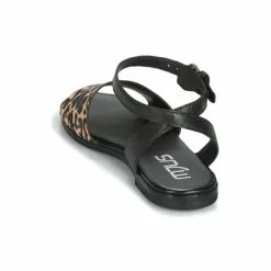 Chaussures Femme Mjus - CHAT LEO Noir / Léopard -France CHAUSSURES DE SPORT Soldes Boutique 13207316 500 E