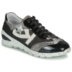 Chaussures Fille Ikks - FIONA Noir / Argenté