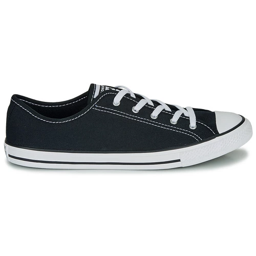 Chaussures Femme Converse - CHUCK TAYLOR ALL STAR DAINTY CANVAS OX Noir 4 Chaussures Femme Converse - CHUCK TAYLOR ALL STAR DAINTY CANVAS OX Noir – Image 2