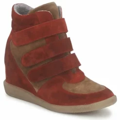 Chaussures Femme Meline - IMTEK BIS Marron / Rouge