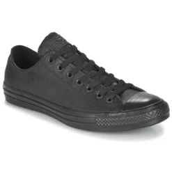 Chaussures Converse - CHUCK TAYLOR ALL STAR LEATHER OX Noir