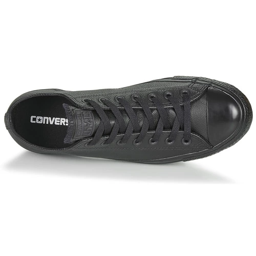 Chaussures Converse - CHUCK TAYLOR ALL STAR LEATHER OX Noir 8 Chaussures Converse - CHUCK TAYLOR ALL STAR LEATHER OX Noir – Image 6