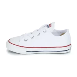Chaussures Enfant Converse - CHUCK TAYLOR ALL STAR CORE OX Blanc Optical -France CHAUSSURES DE SPORT Soldes Boutique 161282 500 D