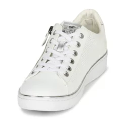 Chaussures Femme Mustang - MIMIRA Blanc / Argent -France CHAUSSURES DE SPORT Soldes Boutique 16270386 500 C