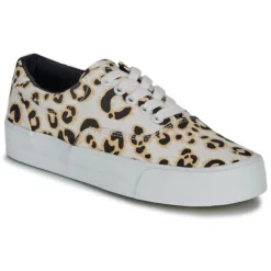 Chaussures Femme Superdry - CLASSIC LACE UP TRAINER Leopard