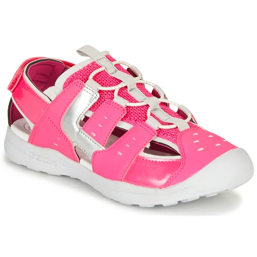 Chaussures Fille Geox - J VANIETT GIRL Rose / Argenté 3 Chaussures Fille Geox - J VANIETT GIRL Rose / Argenté