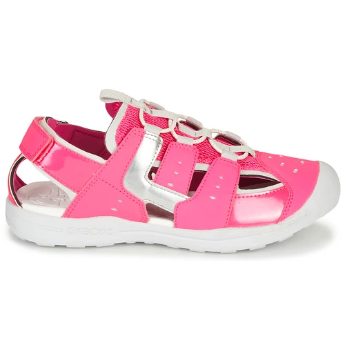 Chaussures Fille Geox - J VANIETT GIRL Rose / Argenté 4 Chaussures Fille Geox - J VANIETT GIRL Rose / Argenté – Image 2