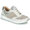 Chaussures Femme JB Martin - 1KALIO Beige / Blanc / Argenté -France CHAUSSURES DE SPORT Soldes Boutique 16446232 500 A
