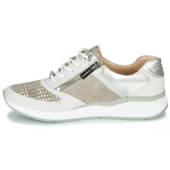 Chaussures Femme JB Martin - 1KALIO Beige / Blanc / Argenté -France CHAUSSURES DE SPORT Soldes Boutique 16446232 500 D