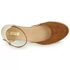 Chaussures Femme So Size - JITRON Camel -France CHAUSSURES DE SPORT Soldes Boutique 16592362 500 F