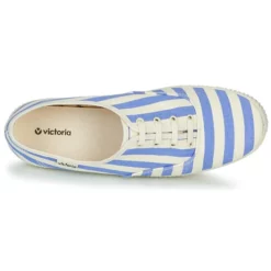 Chaussures Femme Victoria - NUEVO RAYAS Blanc / Bleu -France CHAUSSURES DE SPORT Soldes Boutique 16612920 500 F