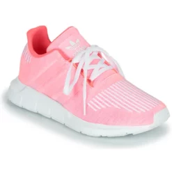 Chaussures Fille Adidas Originals - SWIFT RUN J Rose