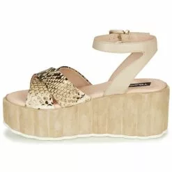 Chaussures Femme Tosca Blu - MOOREA Beige / Python -France CHAUSSURES DE SPORT Soldes Boutique 16645919 500 D