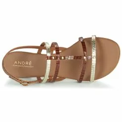 Chaussures Femme André - MANDIE Camel -France CHAUSSURES DE SPORT Soldes Boutique 16735125 500 F