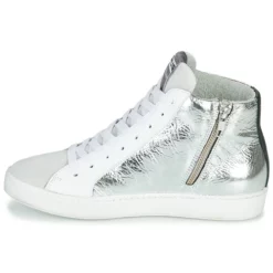 Chaussures Femme Meline - IN1363 Blanc / Argent -France CHAUSSURES DE SPORT Soldes Boutique 17658286 500 D