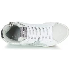 Chaussures Femme Meline - IN1363 Blanc / Argent -France CHAUSSURES DE SPORT Soldes Boutique 17658286 500 F