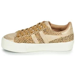 Chaussures Femme Gola - ORCHID PLATEFORM SAVANNA Doré / Guépard -France CHAUSSURES DE SPORT Soldes Boutique 17672948 500 D