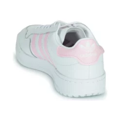 Chaussures Femme Adidas Originals - TEAM COURT W Blanc / Rose -France CHAUSSURES DE SPORT Soldes Boutique 17679427 500 E