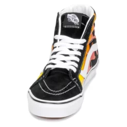 Chaussures Vans - SK8-HI REISSUE Noir / Flame -France CHAUSSURES DE SPORT Soldes Boutique 17687512 500 C