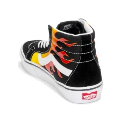 Chaussures Vans - SK8-HI REISSUE Noir / Flame -France CHAUSSURES DE SPORT Soldes Boutique 17687512 500 E