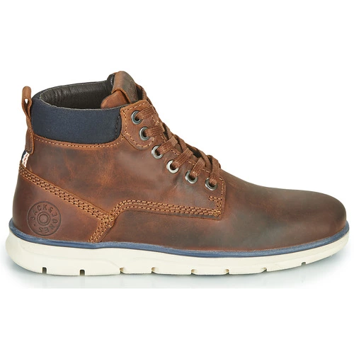 Chaussures Garçon Jack & Jones - JR TUBAR LEATHER Marron 4 Chaussures Garçon Jack & Jones - JR TUBAR LEATHER Marron – Image 2