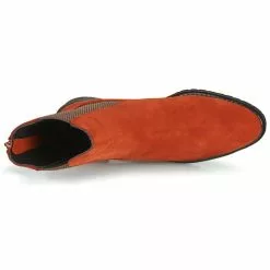 Chaussures Femme Regard - DAMGAN V2 VELOURS CHATAIGNE Rouge -France CHAUSSURES DE SPORT Soldes Boutique 17940782 500 F