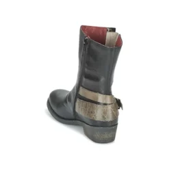 Chaussures Femme Kickers - AMERIKO Noir / Gris -France CHAUSSURES DE SPORT Soldes Boutique 1798581 500 E