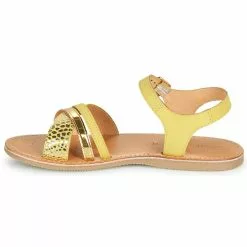 Chaussures Fille Geox - J SANDAL EOLIE GIRL Jaune / Doré 11 Chaussures Fille Geox - J SANDAL EOLIE GIRL Jaune / Doré -France CHAUSSURES DE SPORT Soldes Boutique 18418955 500 D