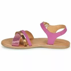 Chaussures Fille Geox - J SANDAL EOLIE GIRL Rose / Doré 11 Chaussures Fille Geox - J SANDAL EOLIE GIRL Rose / Doré -France CHAUSSURES DE SPORT Soldes Boutique 18418956 500 D