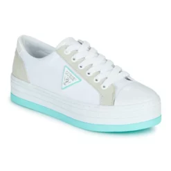 Chaussures Femme Guess - BRODEY Blanc / Bleu