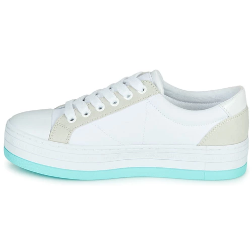 Chaussures Femme Guess - BRODEY Blanc / Bleu 6 Chaussures Femme Guess - BRODEY Blanc / Bleu – Image 4