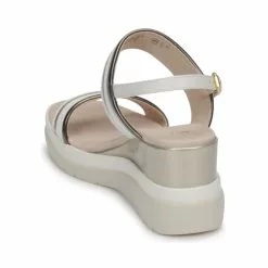 Chaussures Femme Lumberjack - ELAINE Blanc / Beige -France CHAUSSURES DE SPORT Soldes Boutique 18677621 500 E