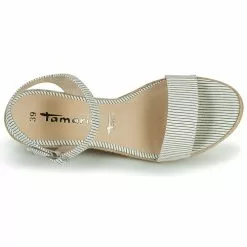 Chaussures Femme Tamaris - LIVIAN Marine / Blanc -France CHAUSSURES DE SPORT Soldes Boutique 18762733 500 F