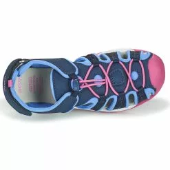 Chaussures Fille Geox - BOREALIS GIRL Bleu / Rose -France CHAUSSURES DE SPORT Soldes Boutique 18764335 500 F