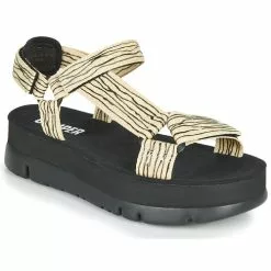 Chaussures Femme Camper - ORUGA UP Noir / Beige