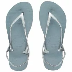 Chaussures Femme Havaianas - SUNNY II Argenté -France CHAUSSURES DE SPORT Soldes Boutique 18806750 500 F