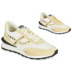 Chaussures Femme Ash - SPIDER STUDS Blanc / Beige