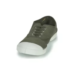 Chaussures Femme Bensimon - TENNIS LACET Kaki -France CHAUSSURES DE SPORT Soldes Boutique 18865732 500 C