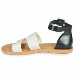 Chaussures Femme Melissa - MELISSA MODEL SANDAL Blanc / Noir -France CHAUSSURES DE SPORT Soldes Boutique 18898272 500 D