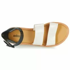Chaussures Femme Melissa - MELISSA MODEL SANDAL Blanc / Noir -France CHAUSSURES DE SPORT Soldes Boutique 18898272 500 F